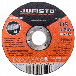 Tarcza do cięcia aluminium JUFISTO 115x2,0 mm