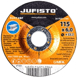 Tarcza do szlifowania metalu JUFISTO 115x6,0